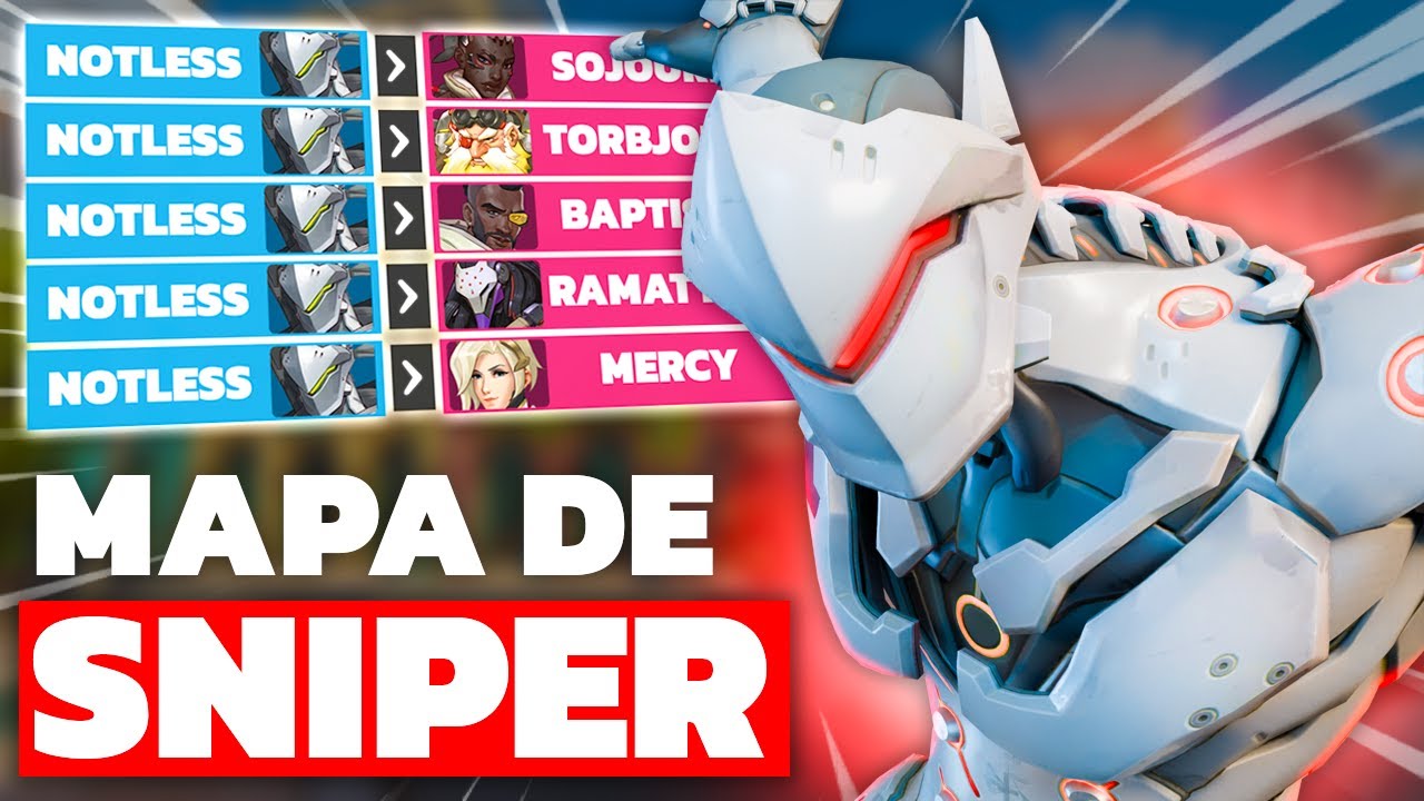 É ASSIM que o MAIN GENJI GANHA em MAPA DE SNIPER (Overwatch 2)