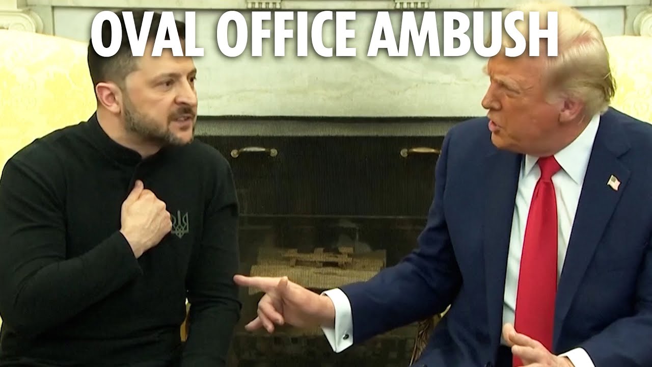 Donald Trump & Volodymyr Zelensky&rsquo;s explosive White House fight IN FULL