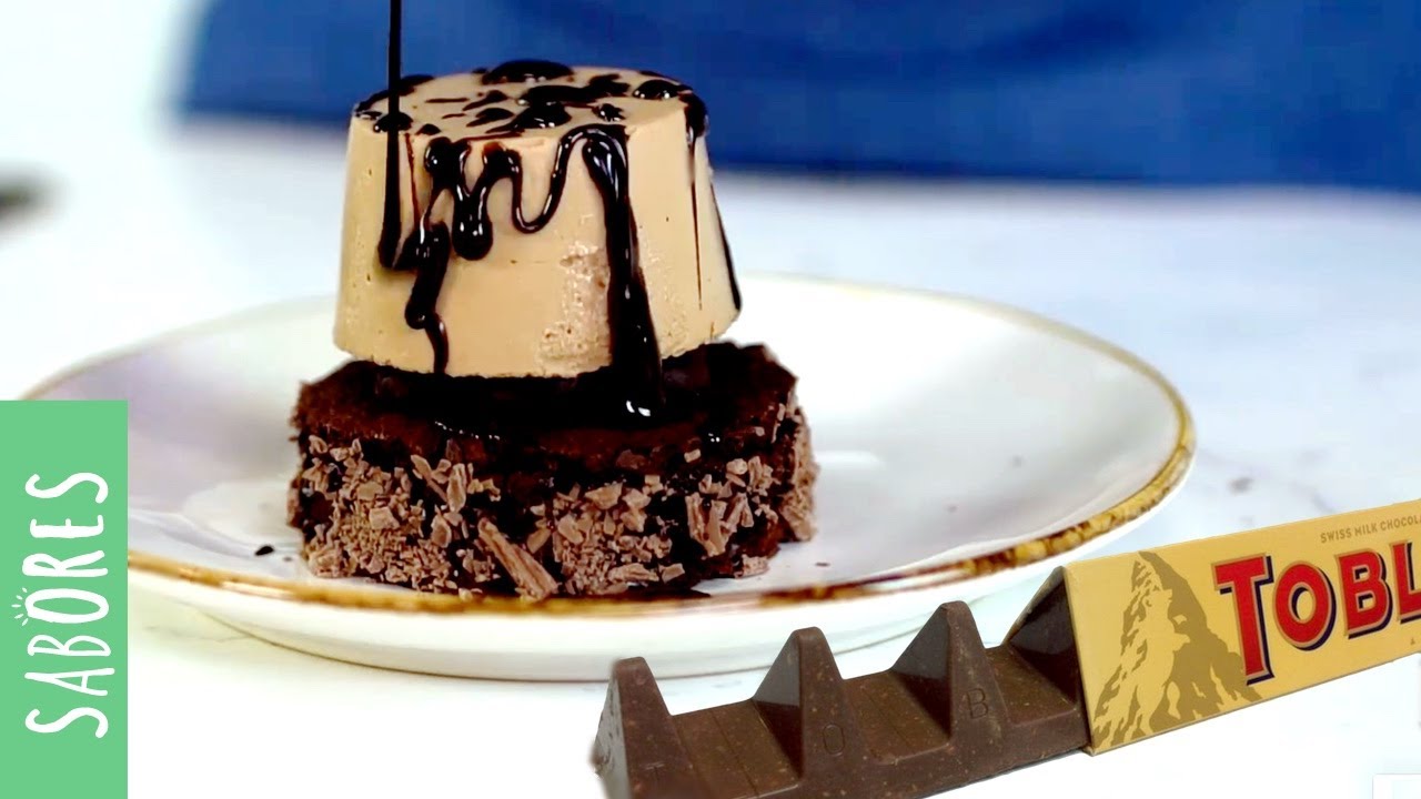 Así se prepara el exquisito brownie de Toblerone