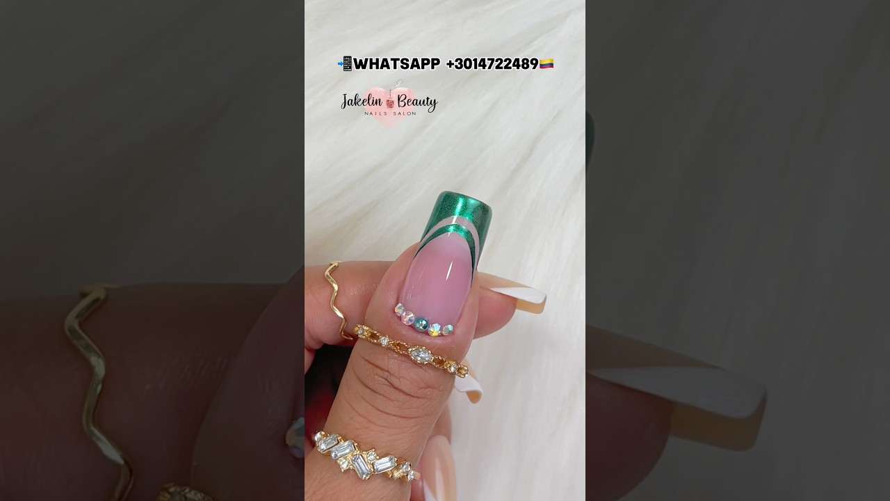 💕Franc&eacute;s F&aacute;cil Y R&aacute;pido Con Efecto Espejo😱💅 #u&ntilde;asconefectoespejo #francesyefecto #semipermanente