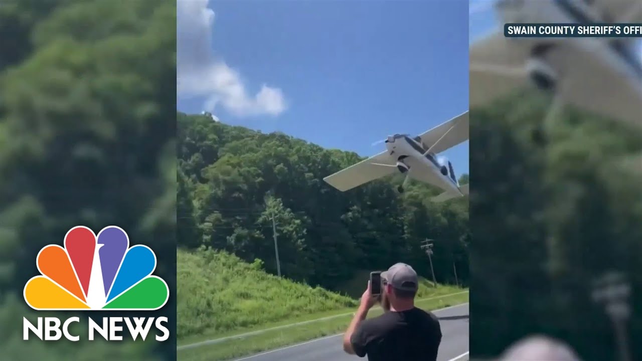 Watch: Florida Pilot Forced To Land Plane On North Carolina Highway
