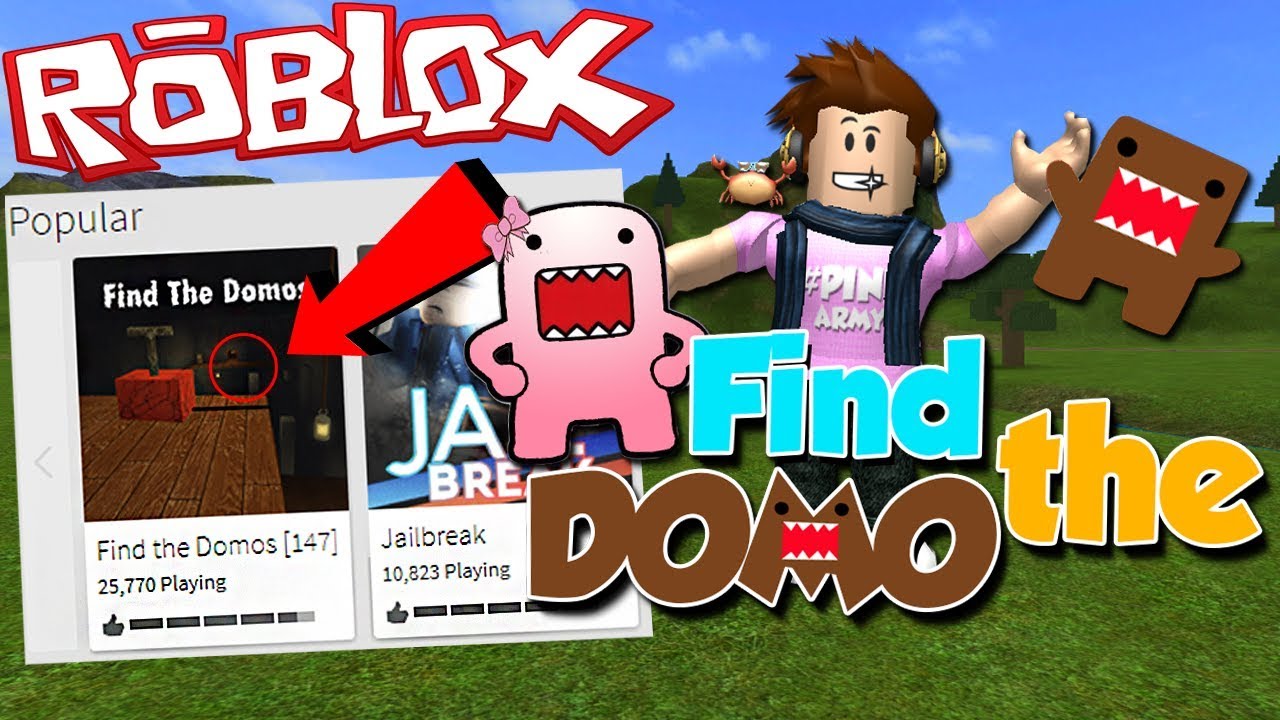 THE MOST EPIC SCAVENGER HUNT IN ROBLOX!? *Must Watch* / Find The Domos #1