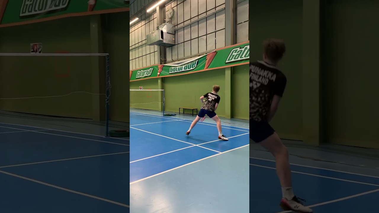 Friendly Badminton Match With Finnish National Champion Joakim Oldorff #badminton  #badmintonplayer