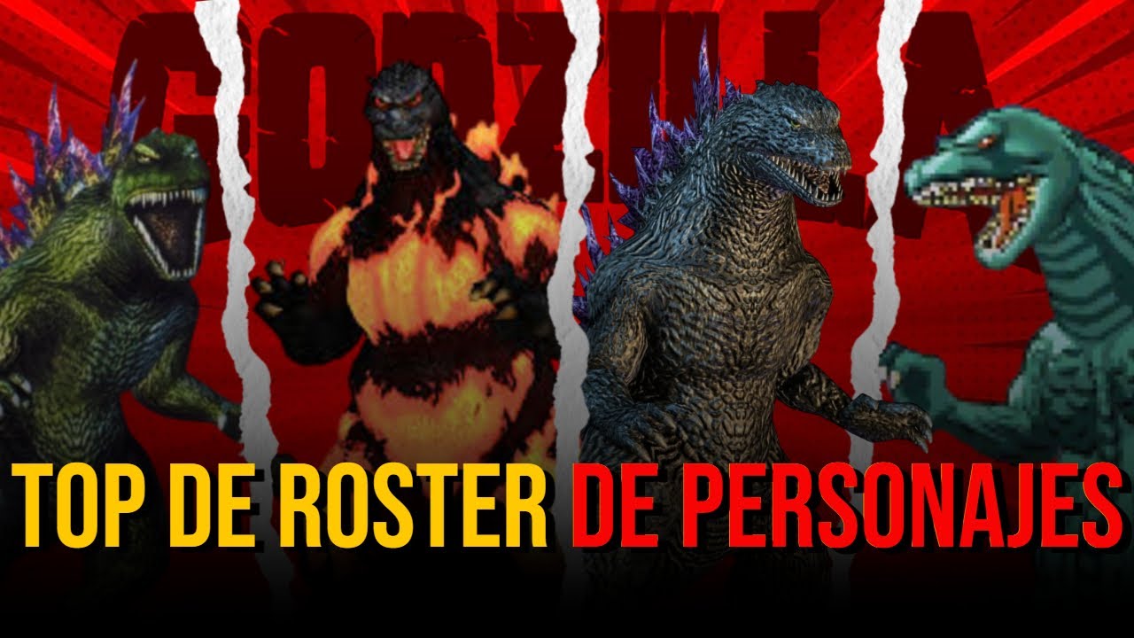 LOS JUEGOS DE LUCHA DE GODZILLA CON MAS PERSONAJES - LOS ROSTER MAS GRANDES  - TOP 2025