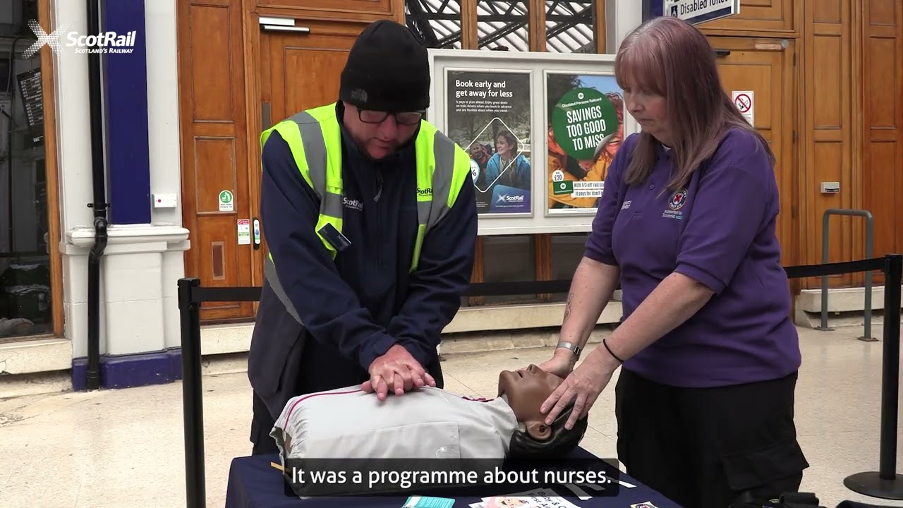 St Andrew's First Aid and ScotRail's Restart a Heart Campaign 2024