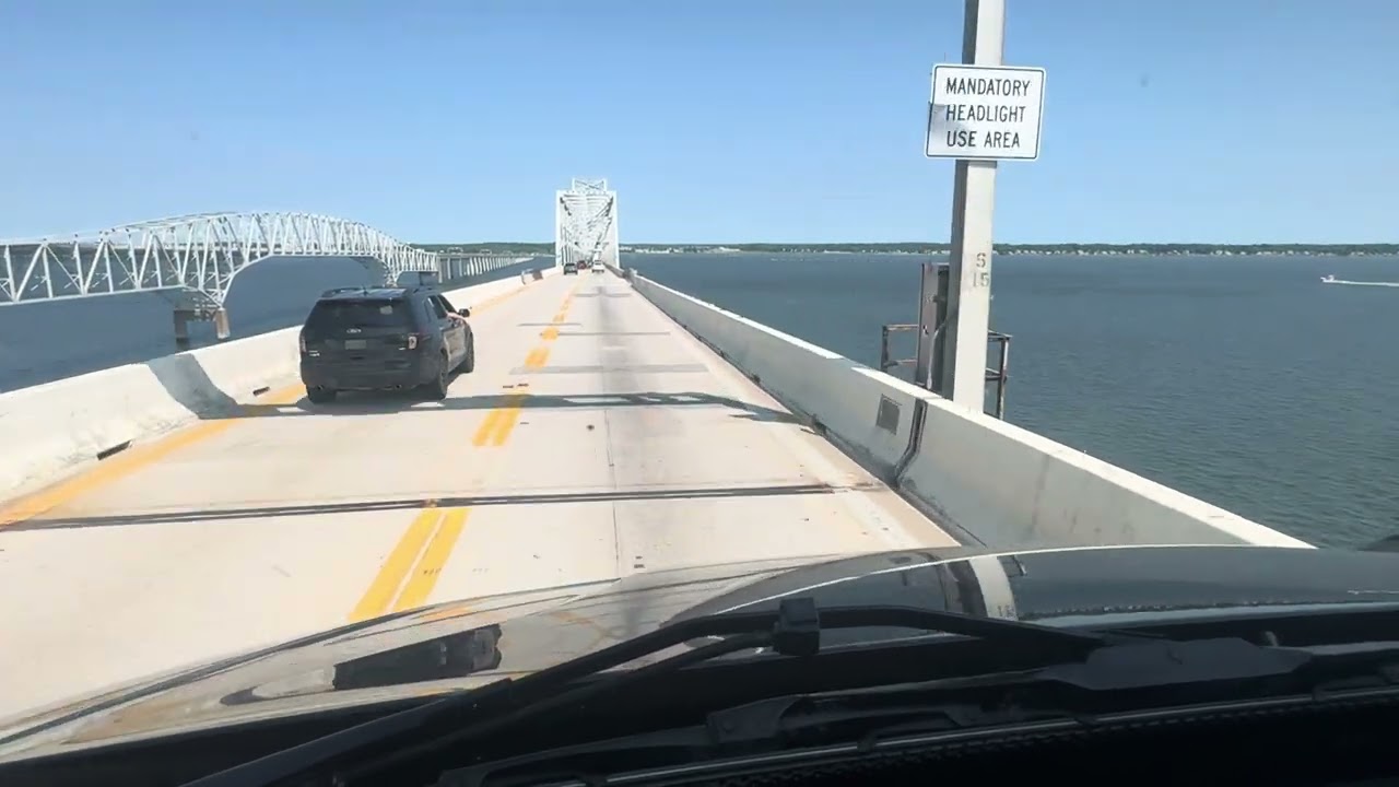 Driving a semi on the Chesapeake Bay Bridge
