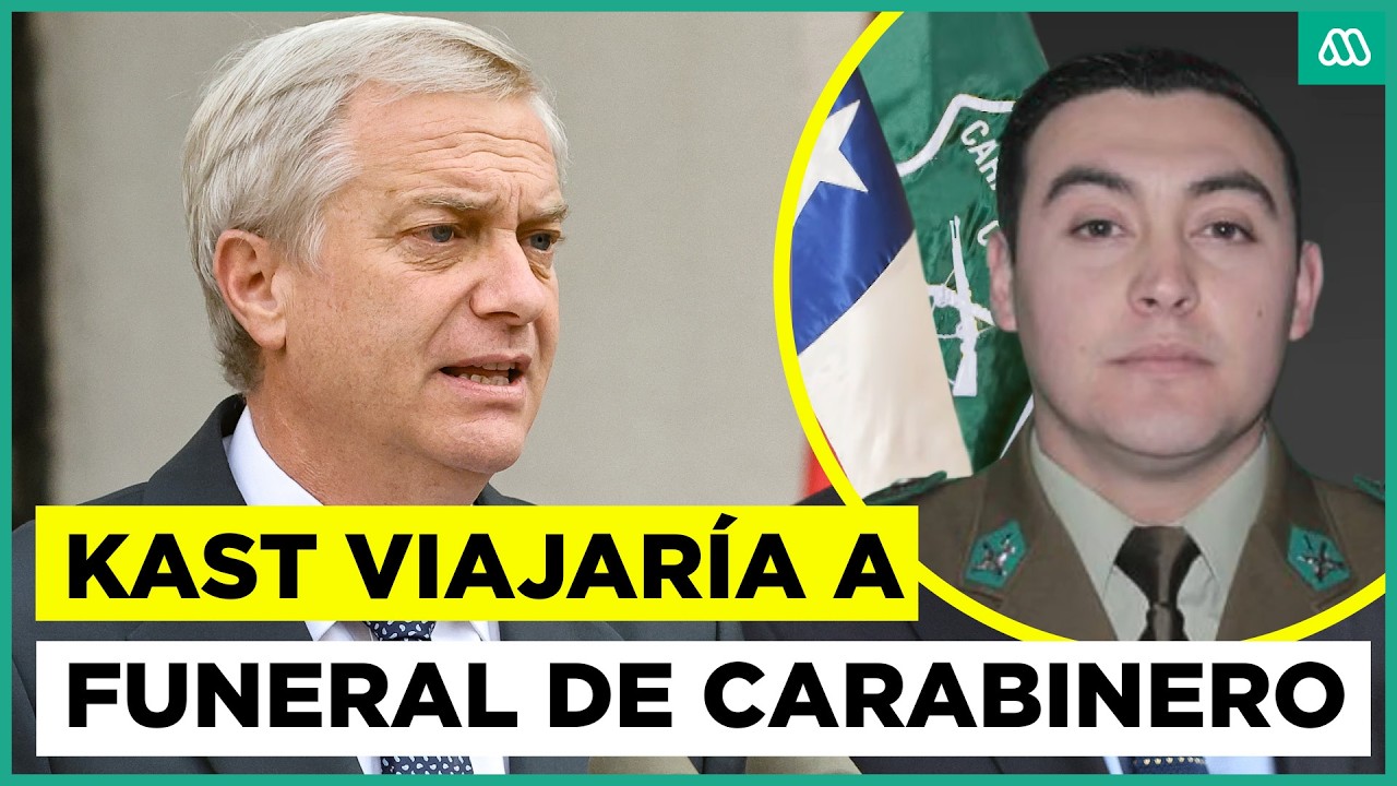 Presidente Kast viajaría a funeral de carabinero fallecido