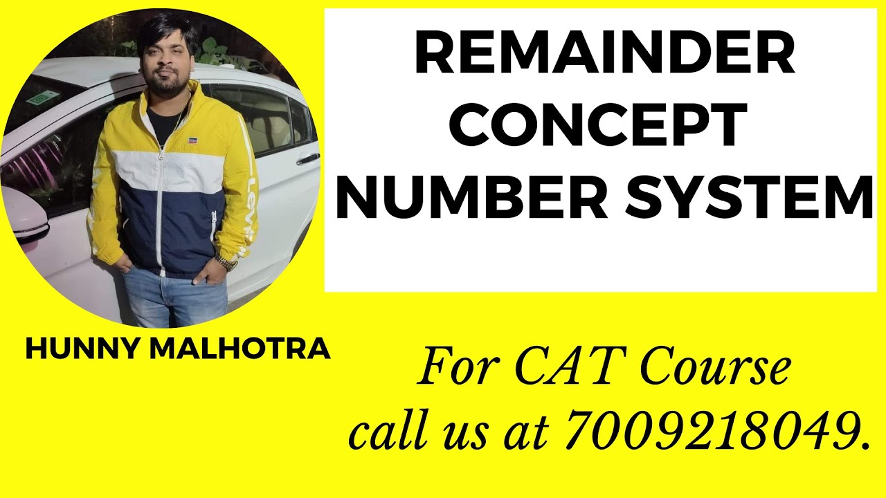 Remainder Concept For CAT 2020  -Number System For CAT 2020