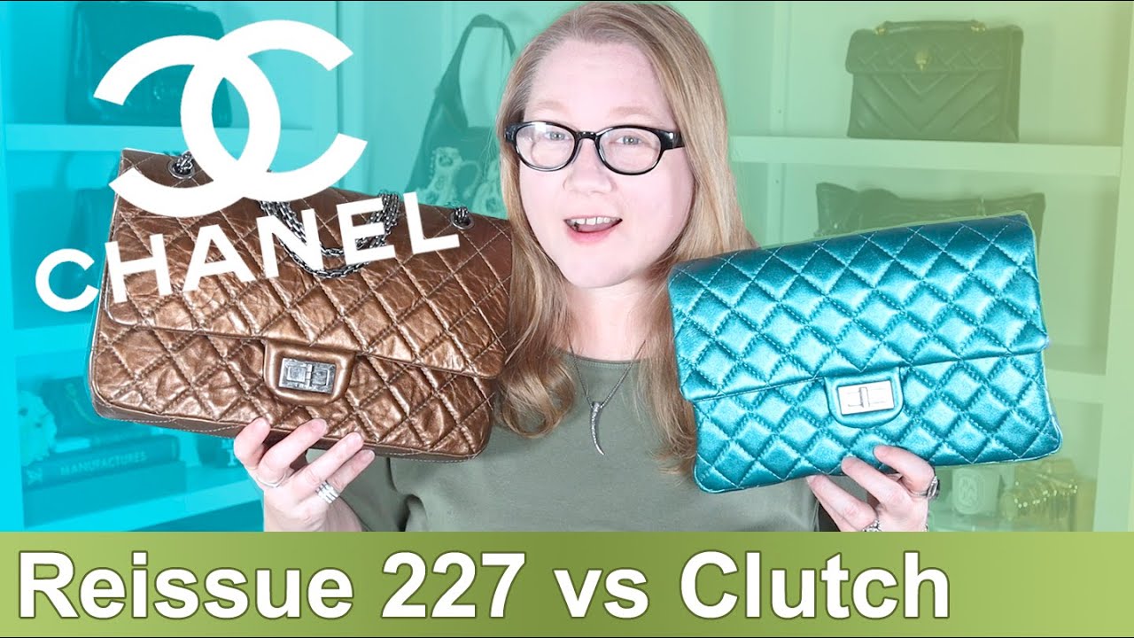 Battle of the Bags: Chanel Reissue 227 vs Chanel Reissue Clutch || Autumn Beckman