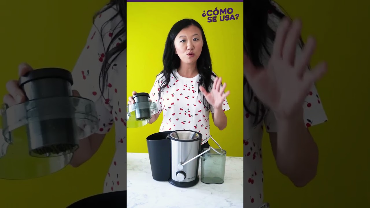 &iquest;C&oacute;mo se uasa el Extractor de Jugo YELMO?