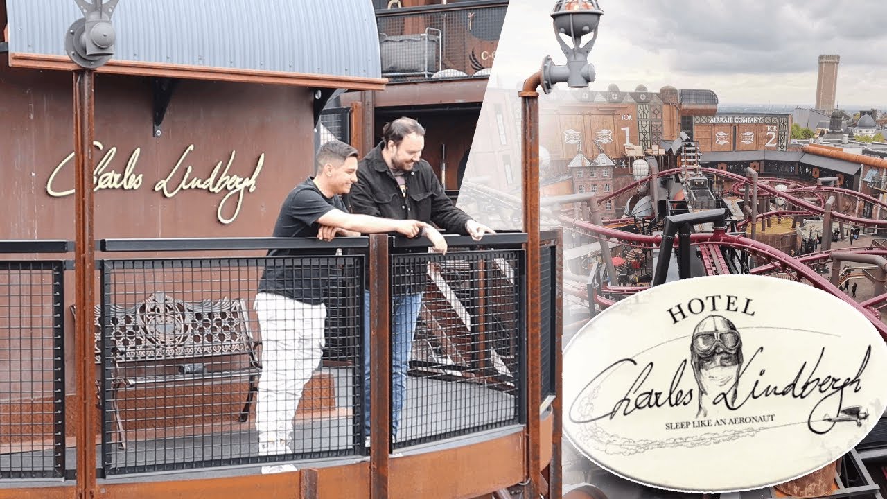 PHANTASIALAND VLOG - OVERNACHTEN MIDDEN IN FLY! | HOTEL CHARLES LINDBERGH!