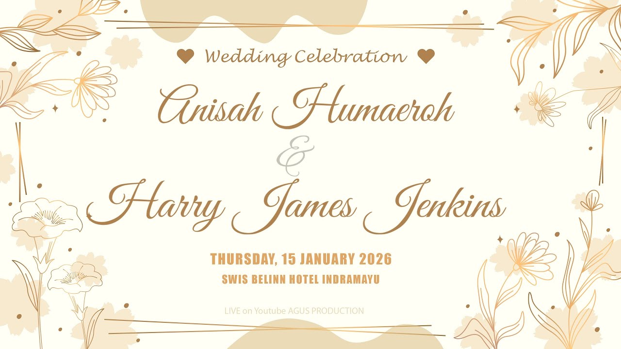 🔴 LIVE WEDDING CELEBRATION 