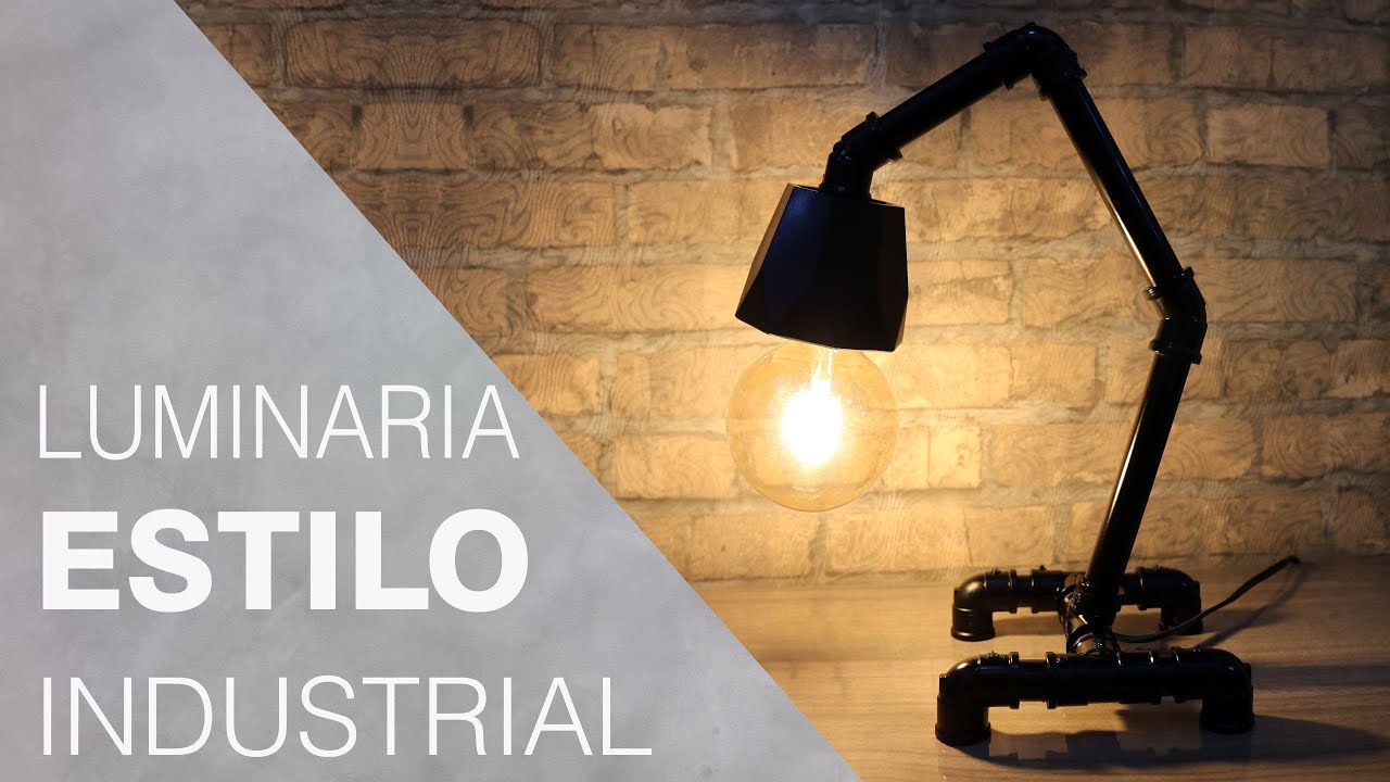 Aprenda a fazer luminária estilo indUstrial em PVC