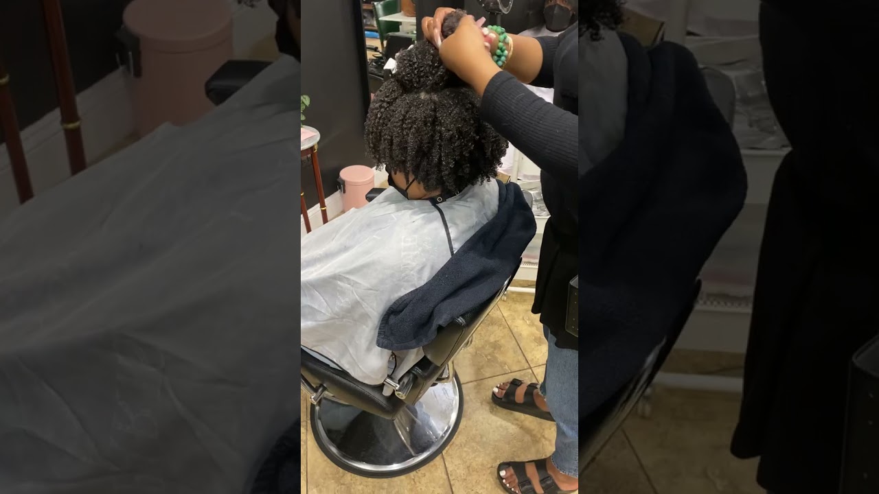 Styling a Wash and Go on TIGHT CURLS.