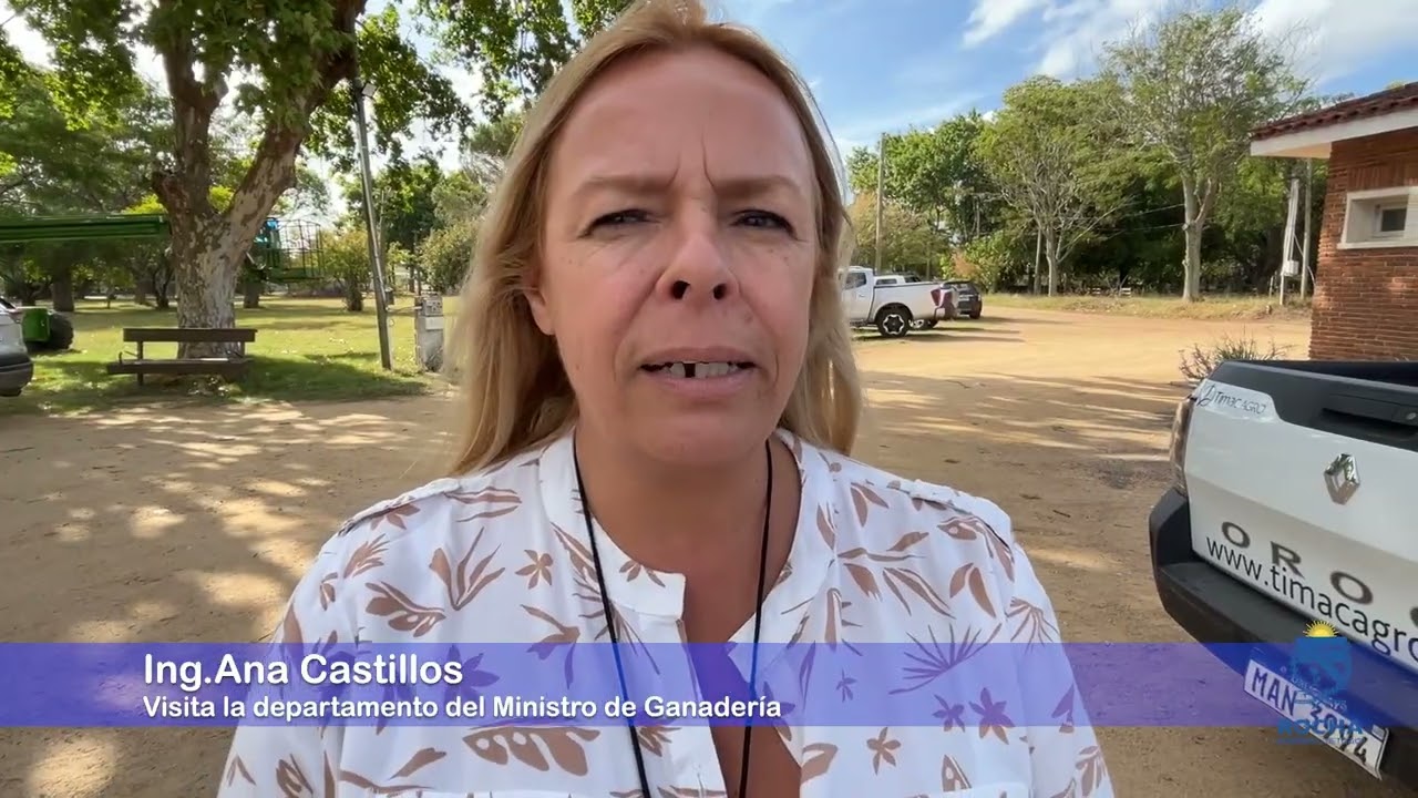 Ana Castillos - Visita del Ministro de Ganaderia a Rocha