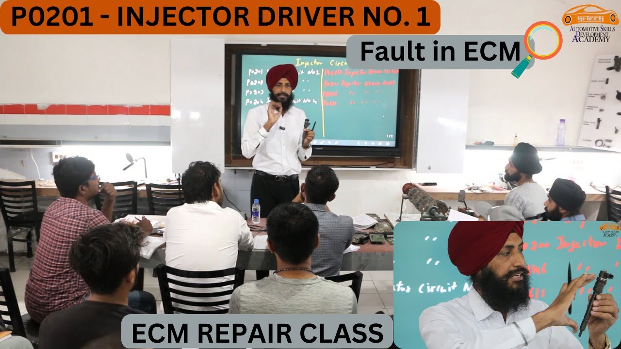 P0201 - INJECTOR DRIVER NO. 1 | Fault in ECM