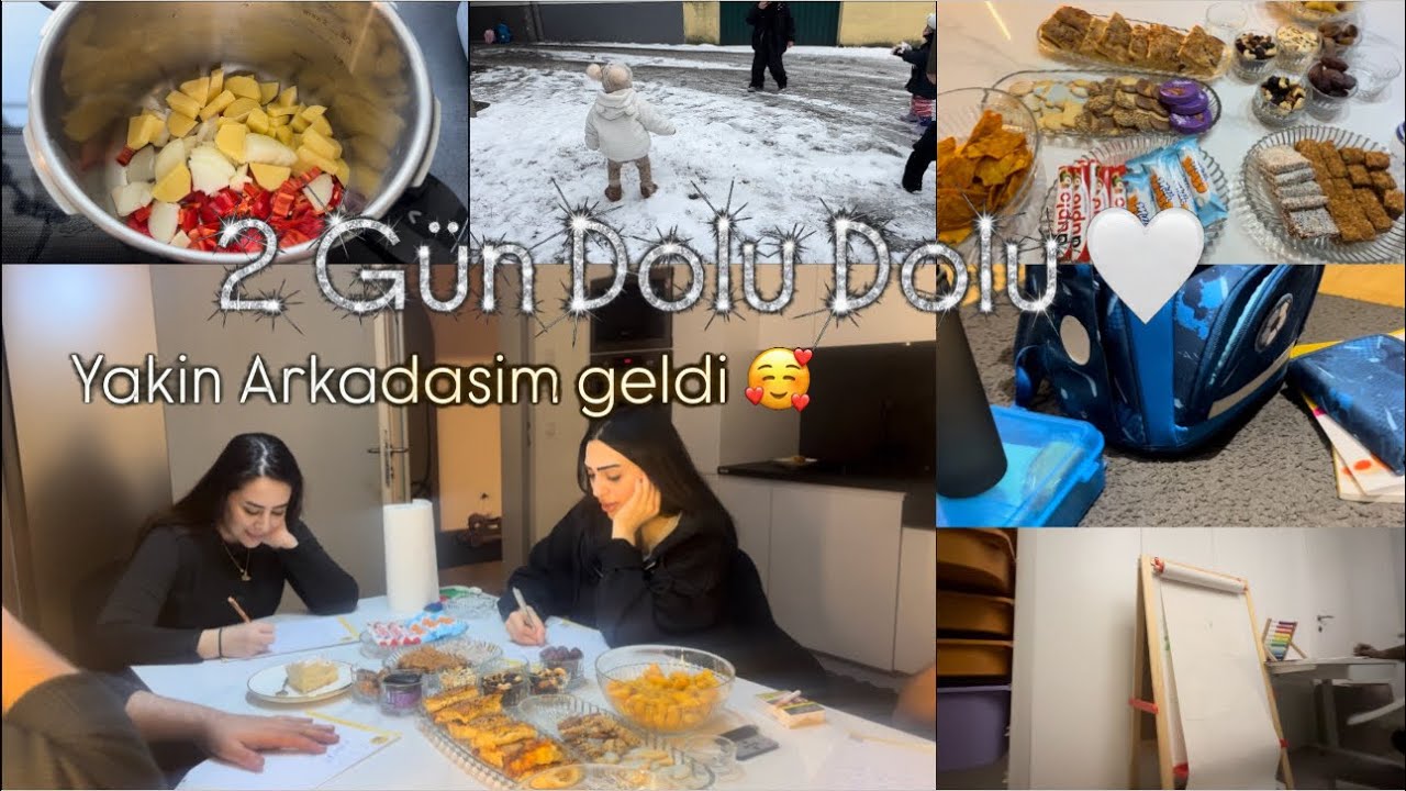 En Yakın Arkadaşım Geldi 🤍 | 2 Günlük Günlük Hayat Vlogu 🥳