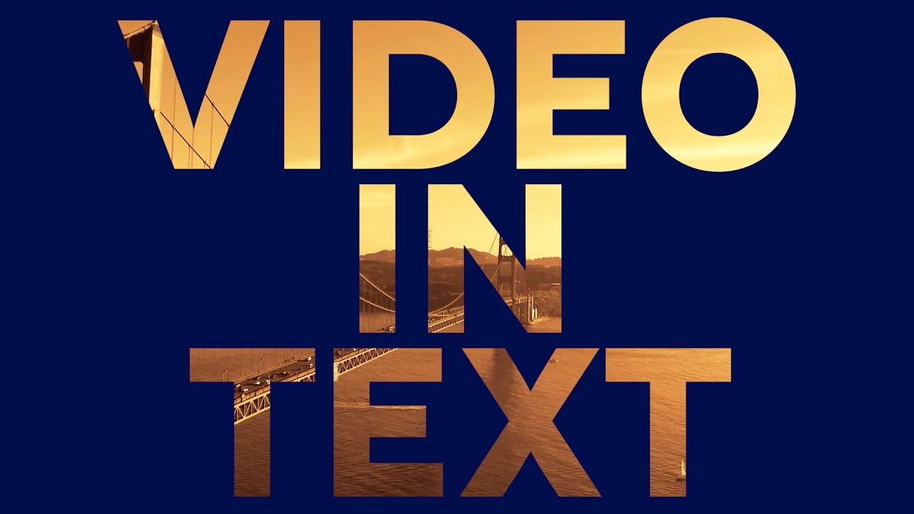 PLACE VIDEO IN TEXT IN FINAL CUT PRO | How to Add Video or Still Images Inside Title Text