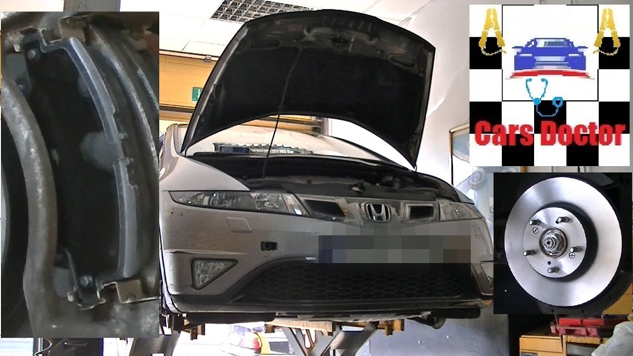 Cambio de pastillas y discos de frenos Honda Civic 2009