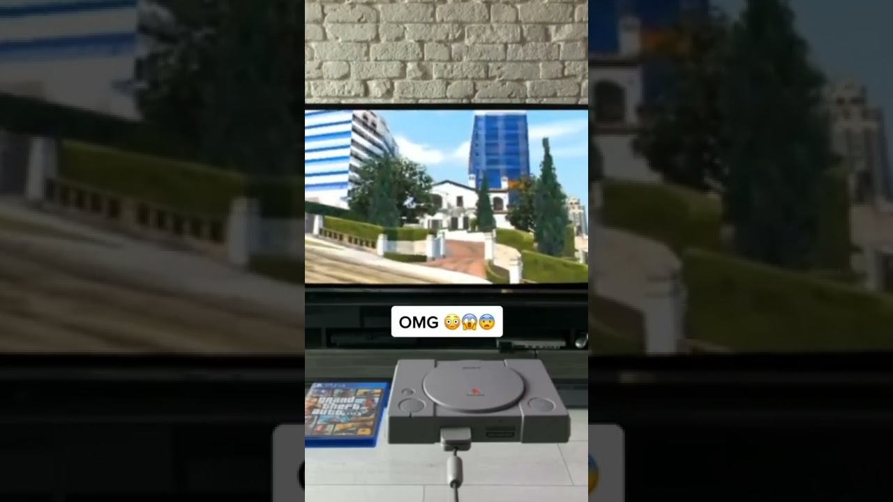 What happens if you put GTA 5 in a PS1