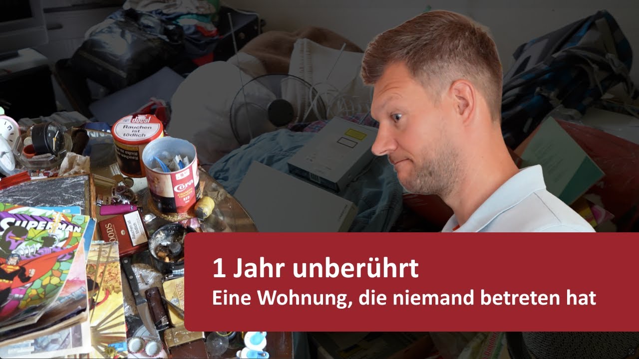 1 Jahr unberührt: Eine Wohnung, die niemand betreten hat