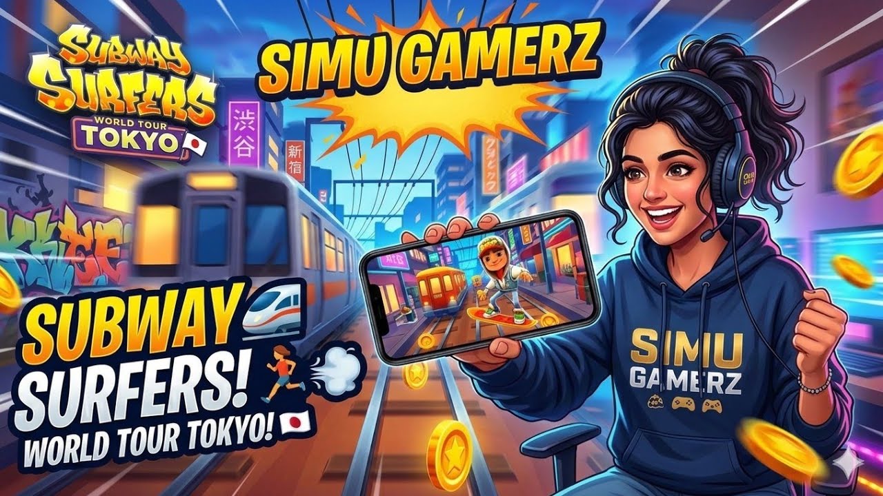 Simmu Gamerz  is live subway surfers 🚇