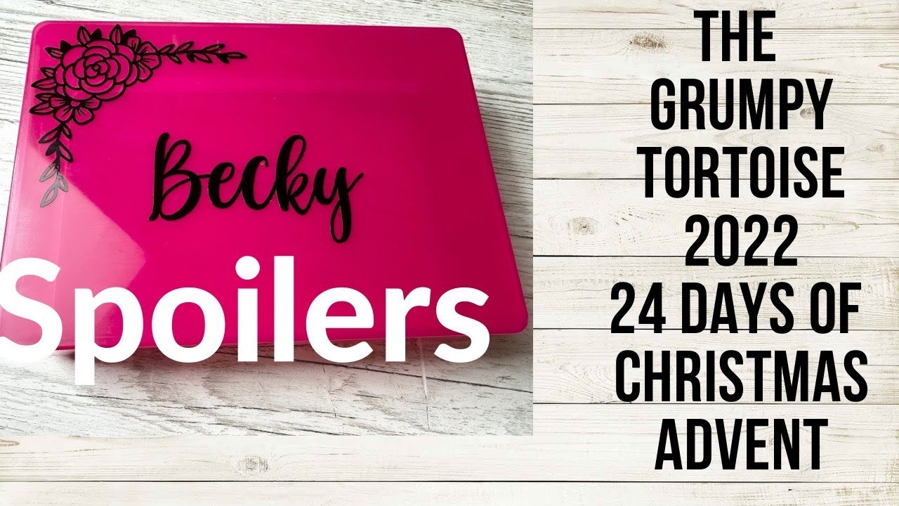 Planner Advent Calendar unboxing || The grumpy tortoise advent calendar 2022