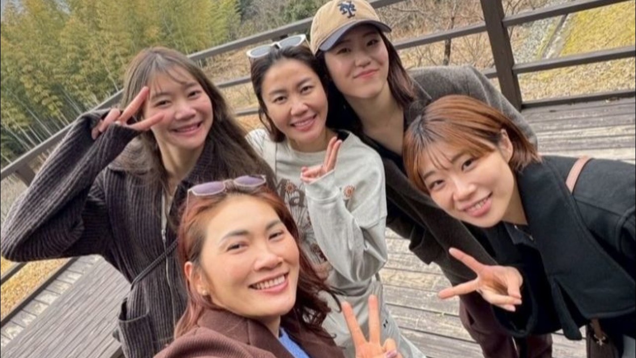 พี่สาวที่แสนดี นุศรา พาน้องๆวอลเลย์บอลสาวไทยเที่ยวผ่อนคลาย แถมพาน้องสาวญี่ปุ่นไปด้วย