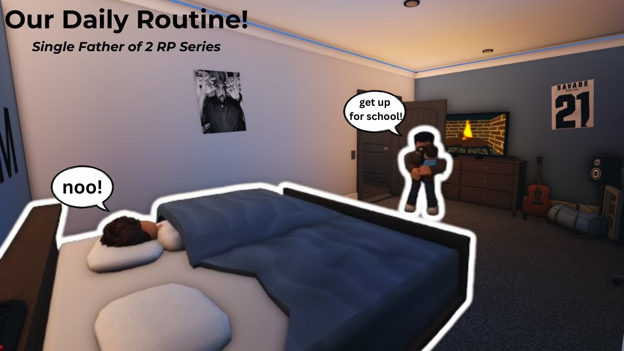 Our Daily Routine! **SCHOOL, DAYCARE, FOOTBALL PRACTICE, AND MORE!** Roblox Bloxburg Roleplay