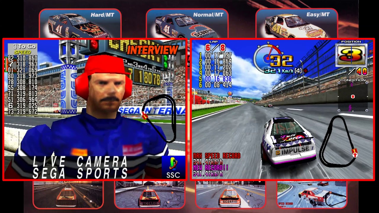 Daytona USA 2 - Supermodel r755 Network Live Cam