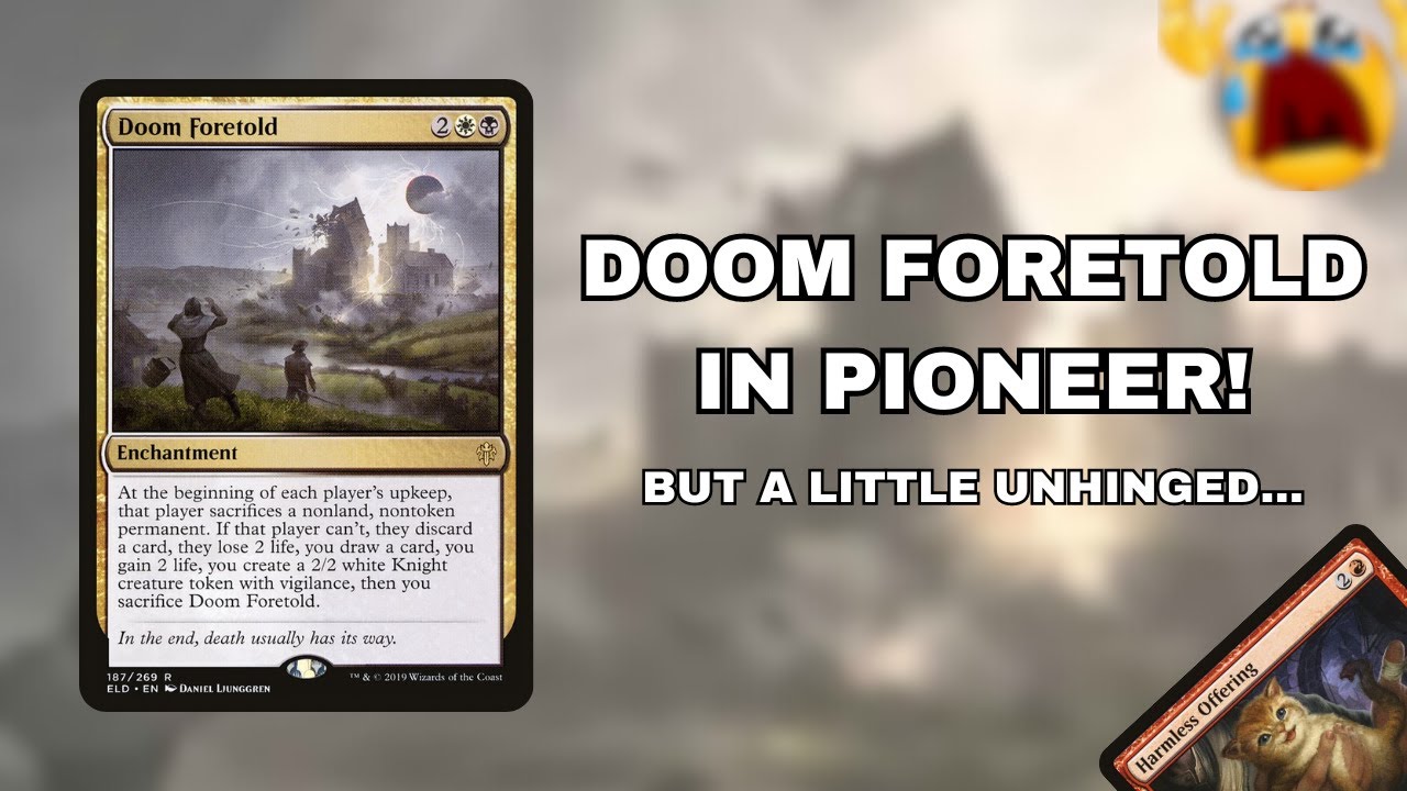 A JANK SPIN ON DOOM FORETOLD! | MTG Pioneer Deck Tech