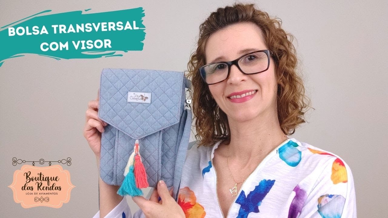 PASSO A PASSO DA BOLSA TRANSVERSAL COM VISOR :: PAP 4 BOUTIQUE DAS RENDAS