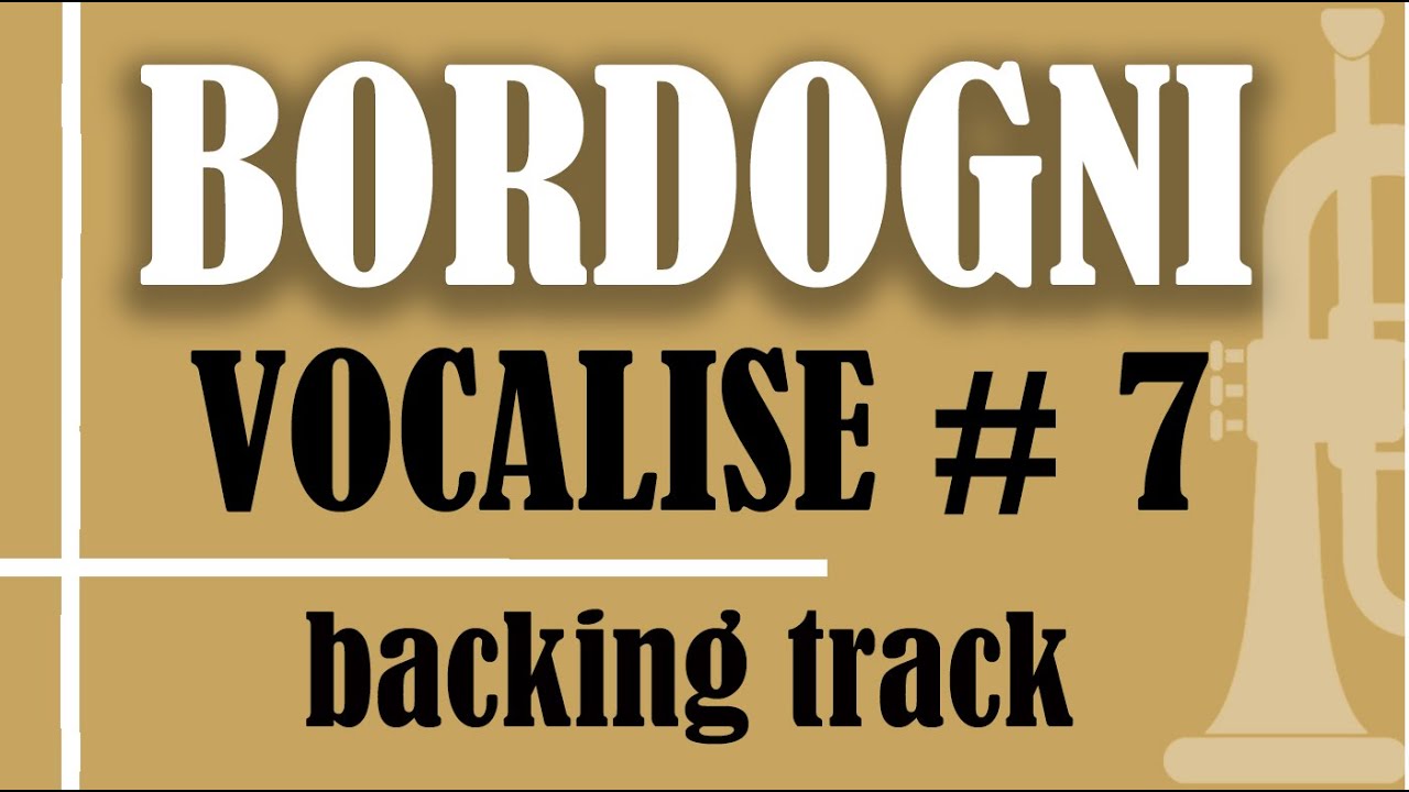 Bordogni - Vocalise #7 (Backing Track)