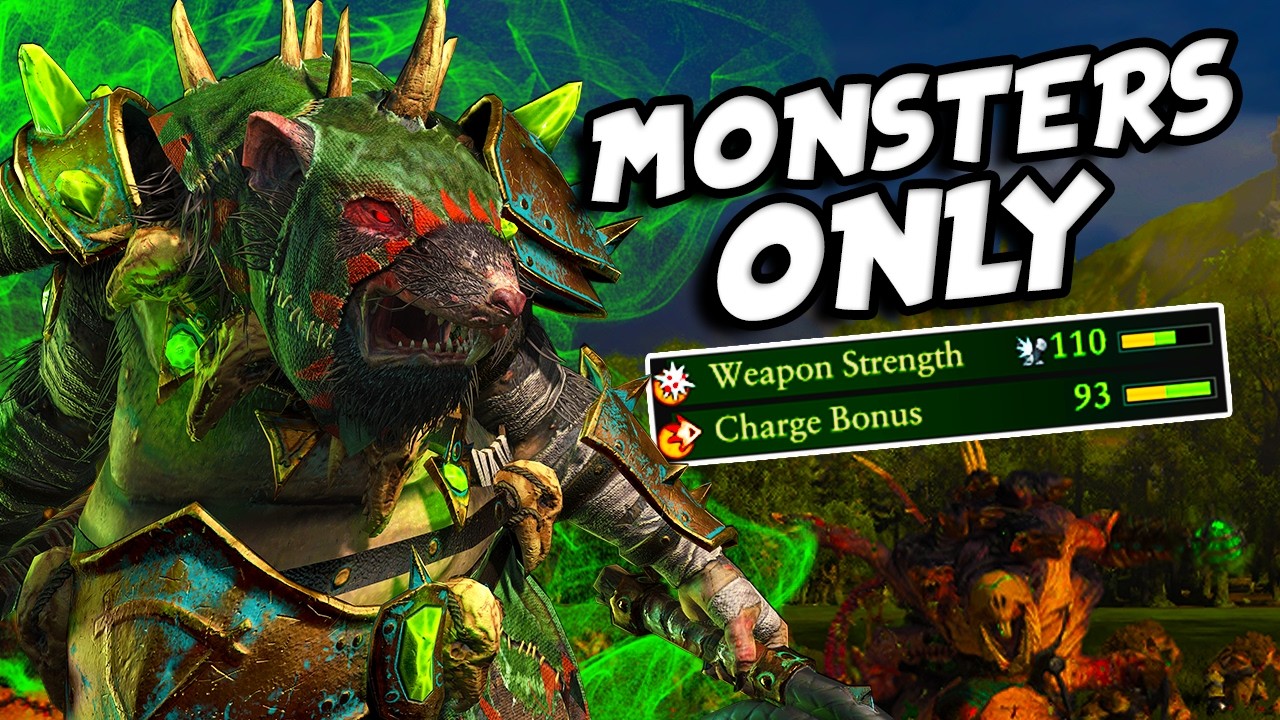 Can You Beat Total Warhammer 3 Using ONLY Monsters?