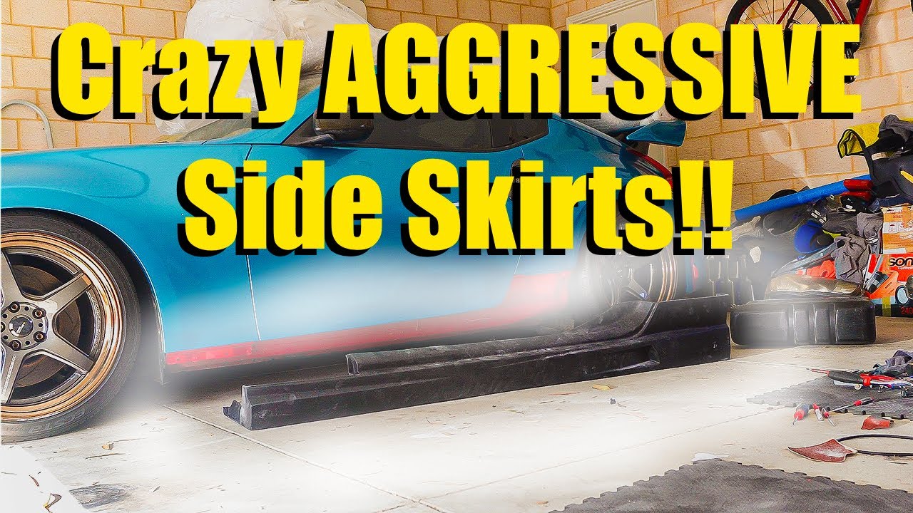 AGGRESSIVE Custom Nissan 370z Side Skirts!