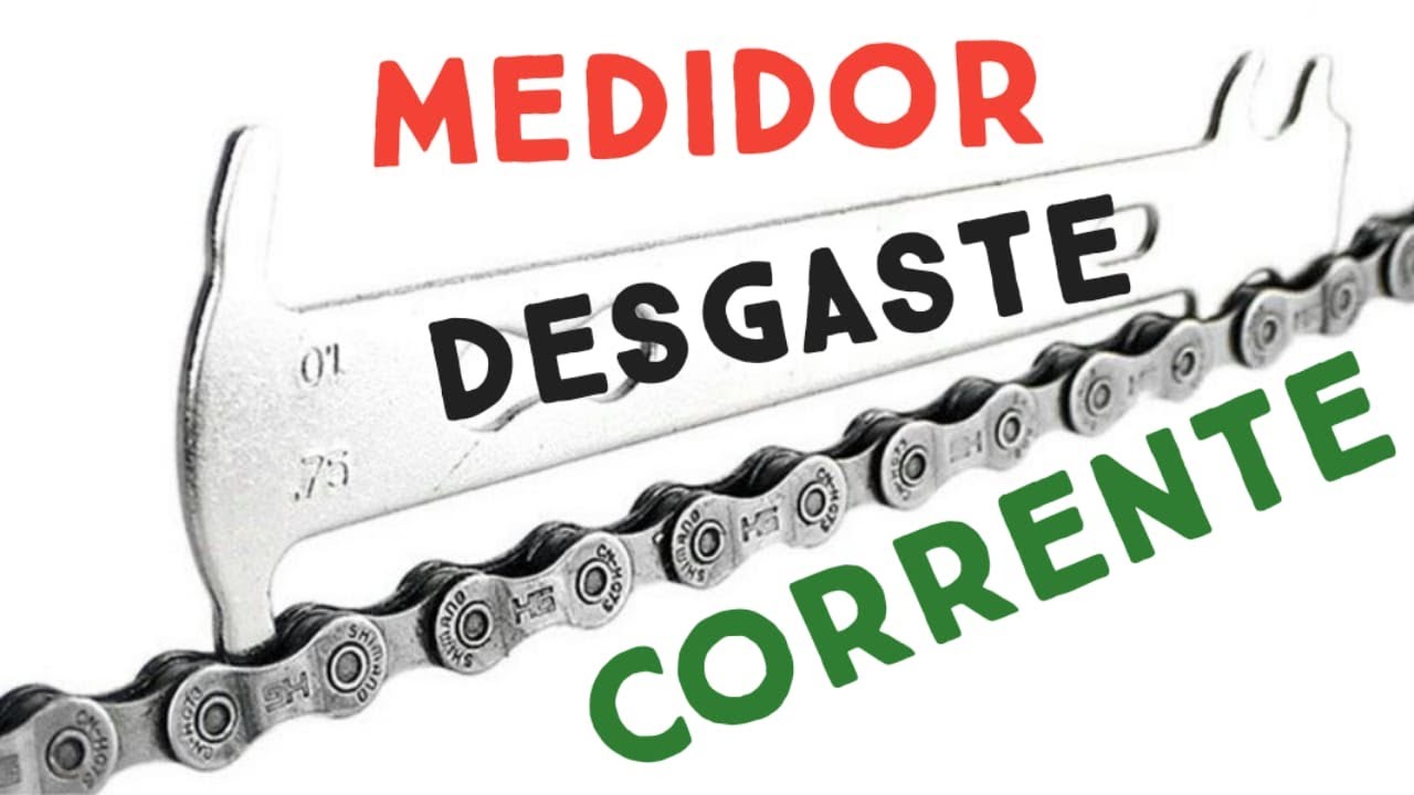 COMO SABER SE É HORA  DE TROCAR A CORRENTE DA BIKE/BICICLETA COM MEDIDOR