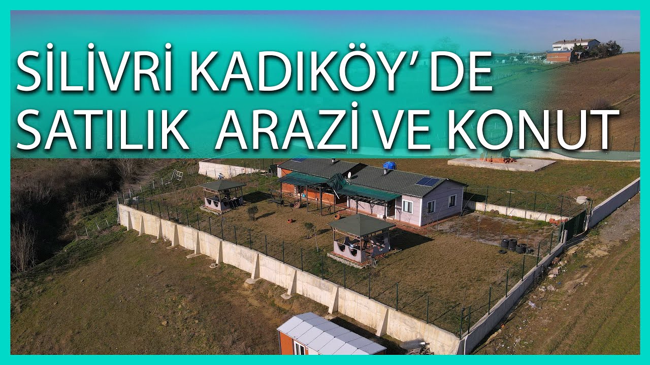 SİLİVRİ KADIKÖY' DE SATILIK ARAZİ VE İKİZ KONUT PRATİK EMLAK ARSA DRONE ÇEKİMİ