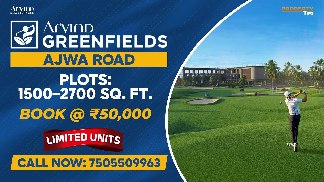 Arvind Smartspaces Greenfields Vadodara | New Launch Plots in Ajwa Road | Best Investment