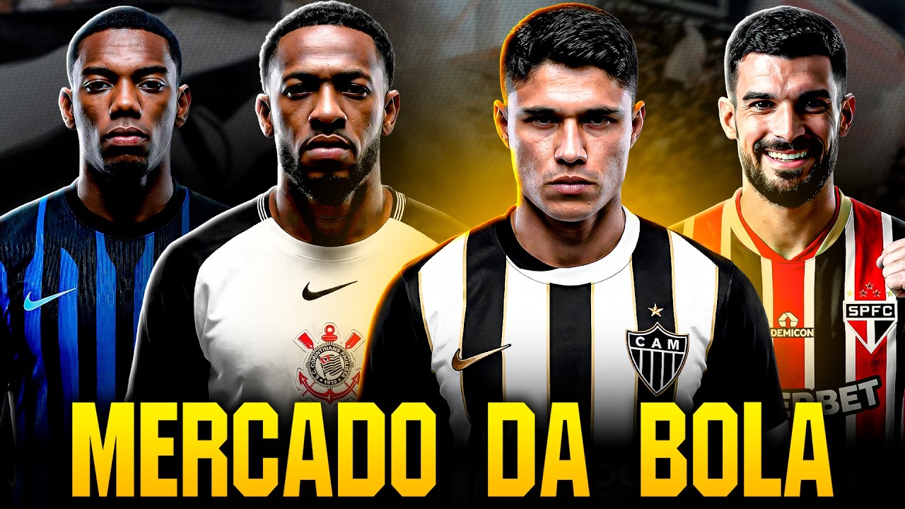 A SACANAGEM de Martinez com o Corinthians | Luiz Araujo no GALO | São Paulo CONTRATA Cauly - E mais