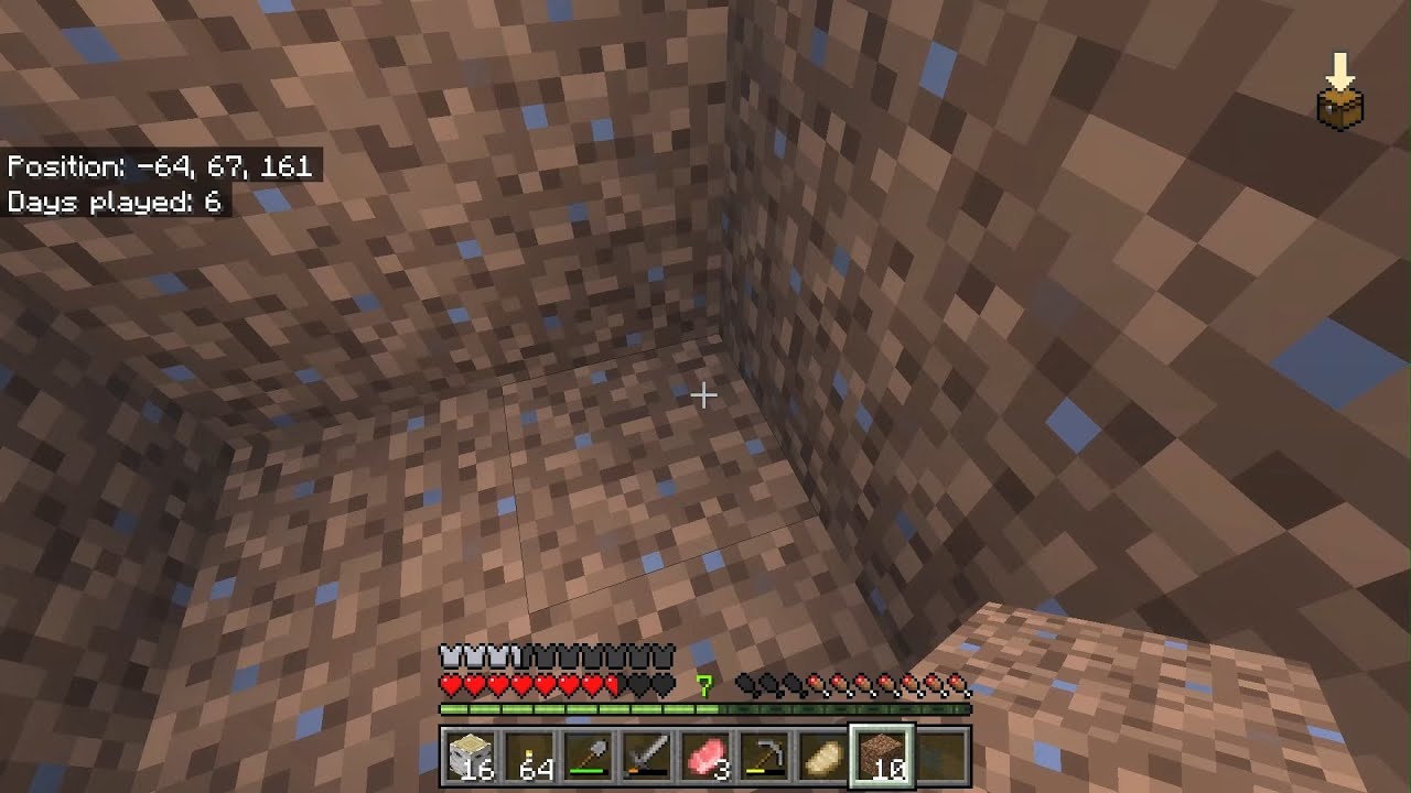 Minecraft Gameplay survival EP3 (I'm digging a mine and bringing a dog.)
