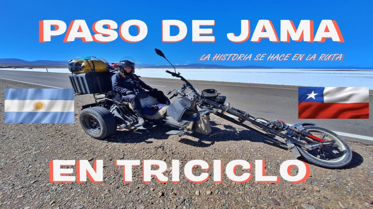 Paso de Jama en triciclo motor fusca del 1972, viaje en Trike por Argentina y Chile N°1