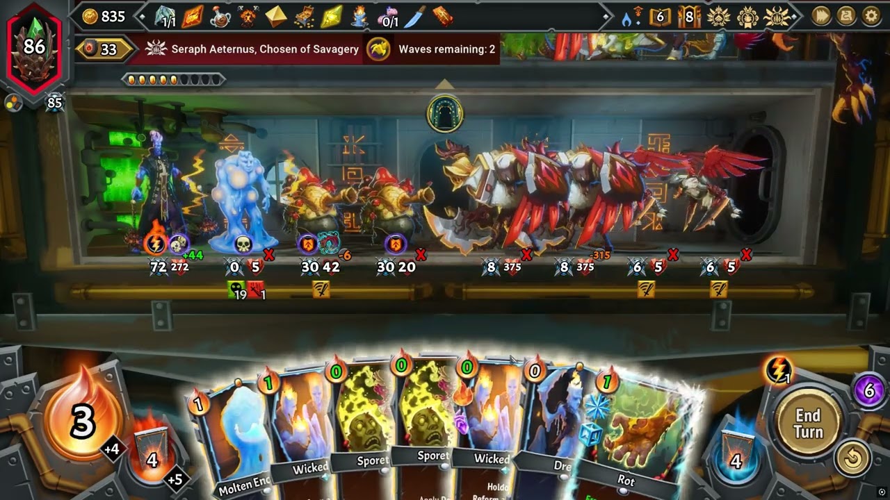 Monster Train 2 - Rector Flicker vs Seraph, Chosen of Savagery