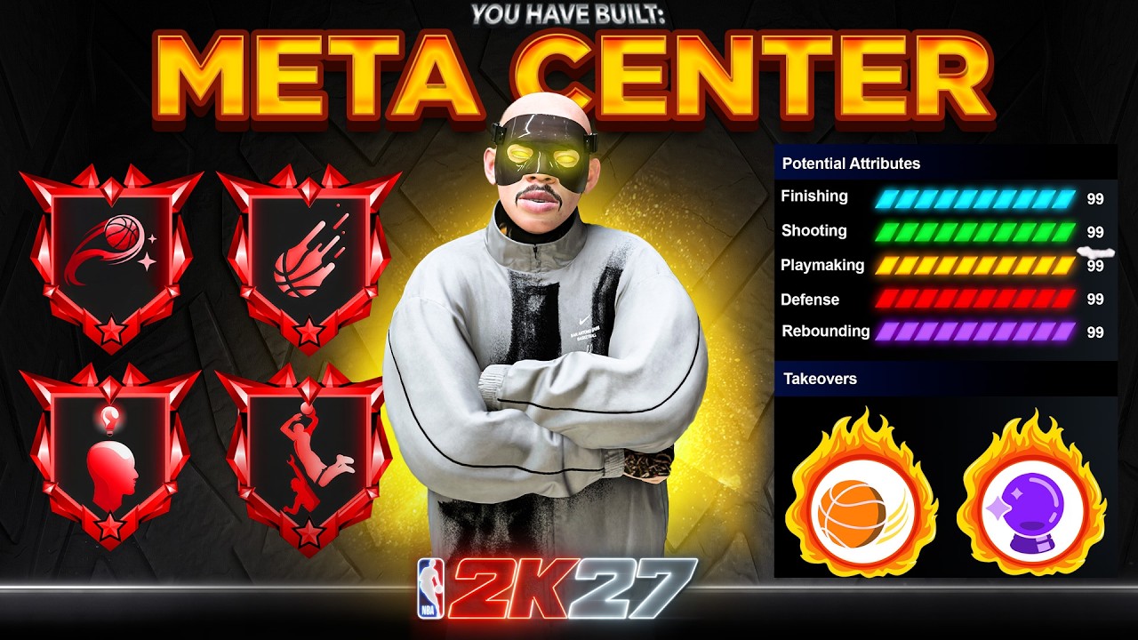 *НОВЫЙ* ЛУЧШИЙ &laquo;МЕТА&raquo; БИЛД ЦЕНТРОВОГО В NBA 2K27 &mdash; ЛУЧШИЙ БИЛД 2K27 (БЕЗ СЛАБЫХ СТОРОН)