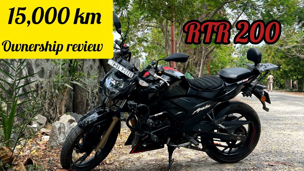 TVS Apache RTR 200 🏍️ | 15,000 KM OWNERSHIP REVIEW 👍👎  | FEEDBACK  | BEST PERFORMANCE 🔥