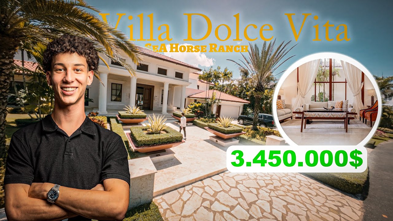Cinematic FPV Tour of a $3.45M Villa for Sale | Sea Horse Ranch, Cabarete, Dominican Republic