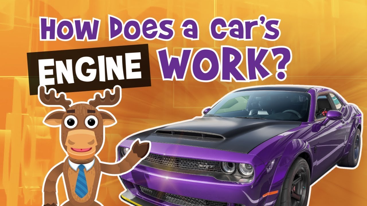 Cars for Kids &mdash; Smarty Moose &mdash; How in the World does a Car's Engine Work? Episode 2 - Cars for Kids