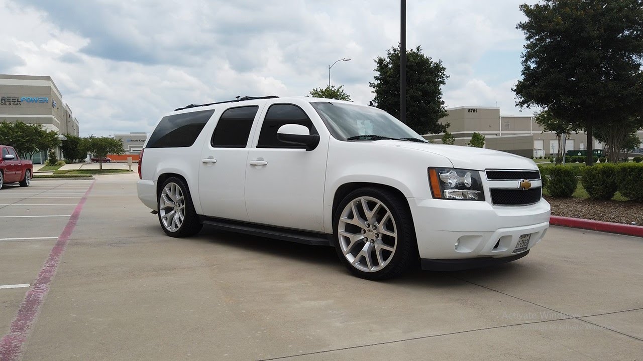 24-е на CHEVROLET SUBURBAN от 3/5... НОВЫЕ КОЛЕСА НА BURBAN!