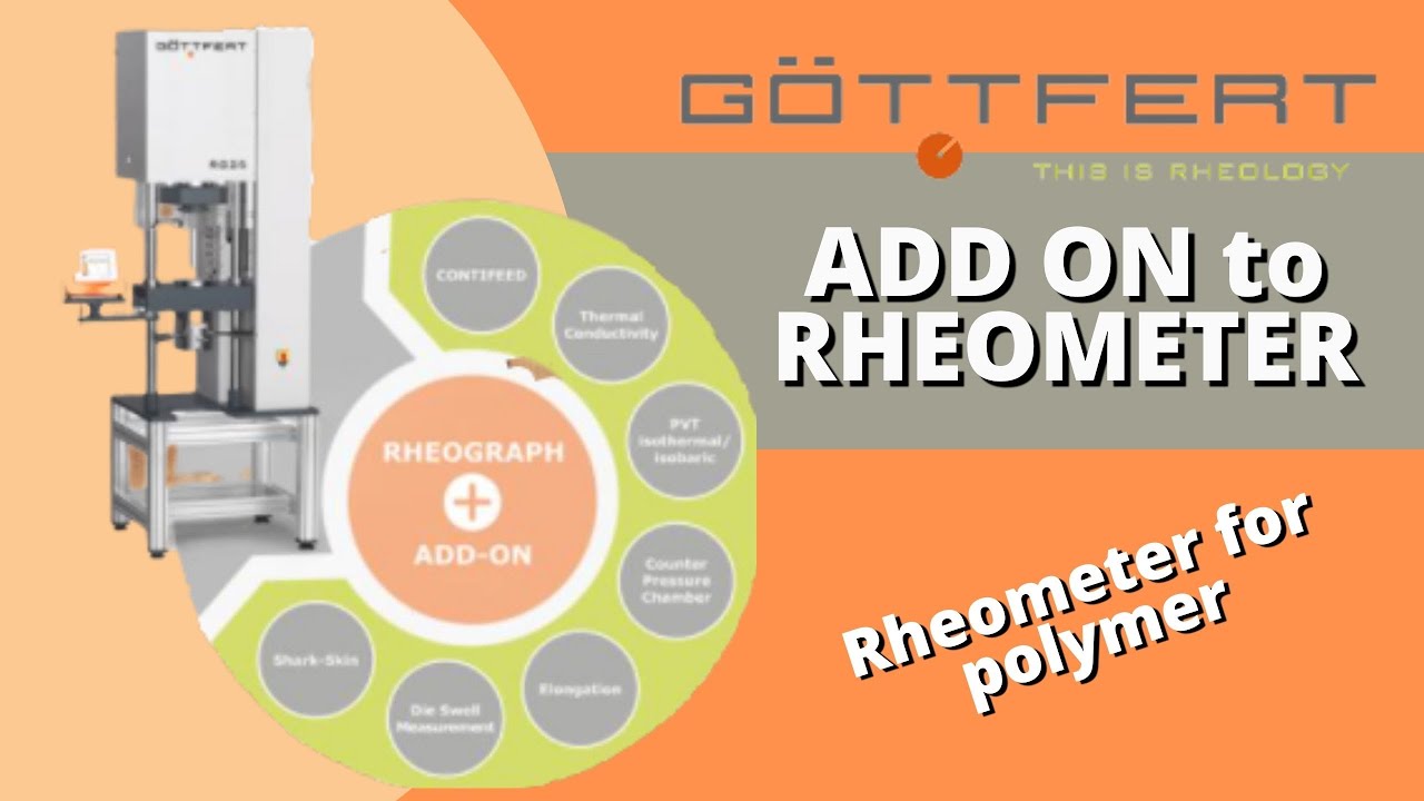 [Rheometer for Polymer] Addition add on to capillary rheometer for different application [Rheology]