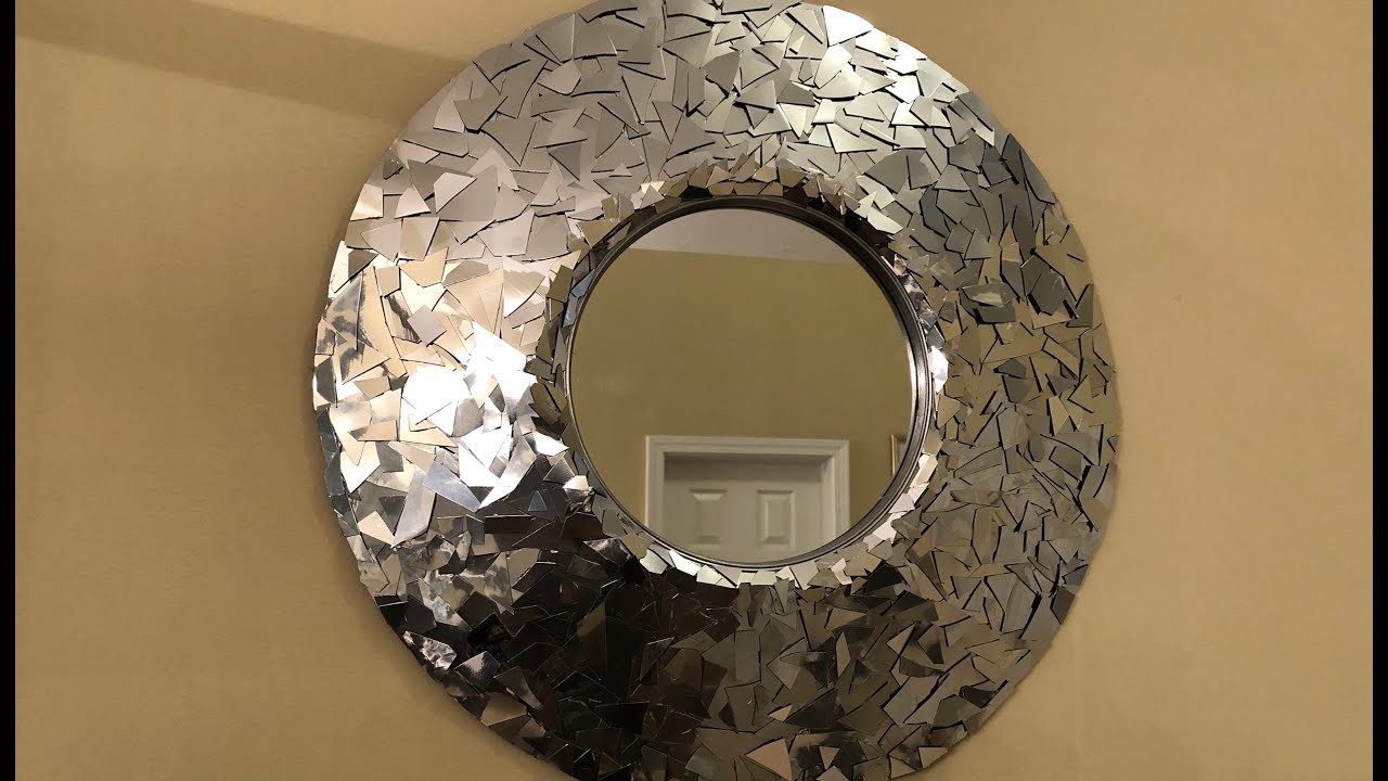 Dollar Tree DIY || Silver Metallic Decorative Wall Mirror