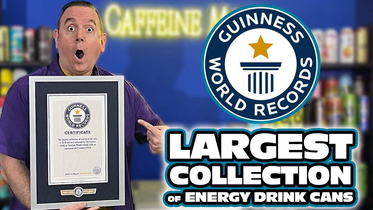 Guinness World Record - Largest Collection of Energy Drink Cans